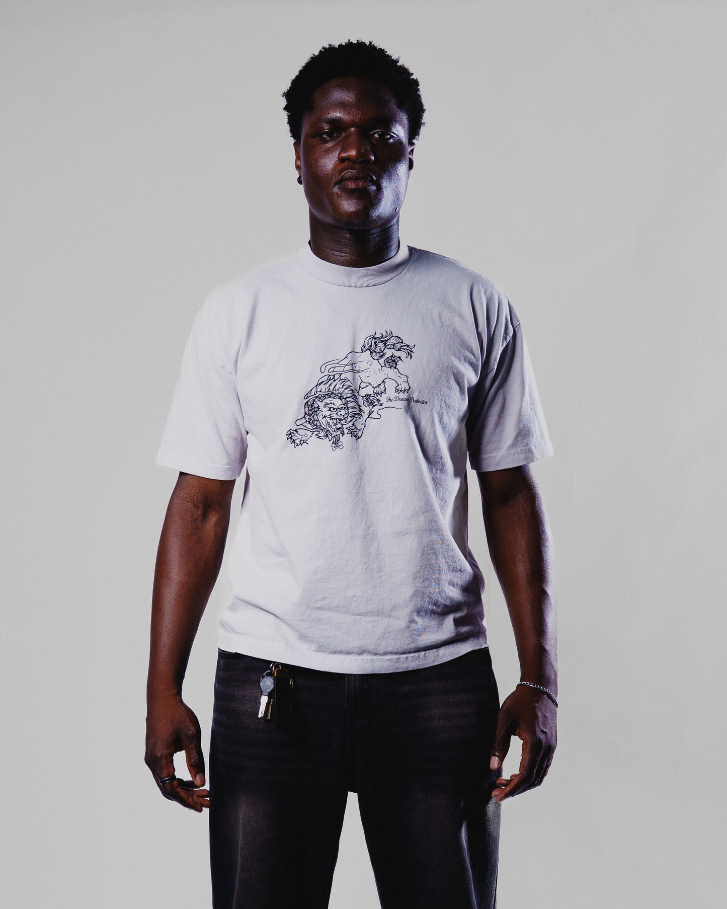 "Baku" Tee - Heather Grey